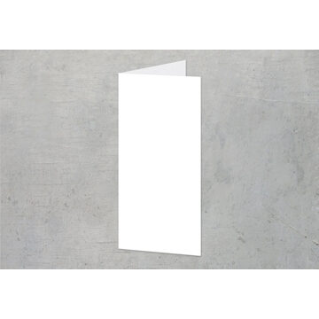 Gevouwen wenskaart panorama staand