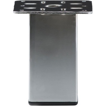 Gijs Meubels RVS vierkanten meubelpoot hoogte 10 cm