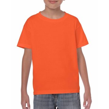 Gildan Oranje kinder t-shirts - 150 grams - 100% katoen - jongens en meisjes - Koningsdag / EK WK voetbal