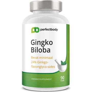 Ginkgo Biloba Extract - 90 Vcaps - PerfectBody.nl