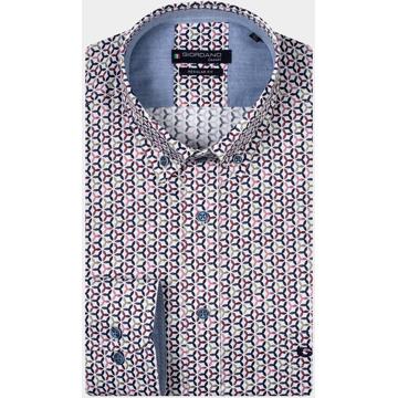 Giordano Casual hemd lange mouw ivy, ls button down propeller 427018/50 Roze - XL