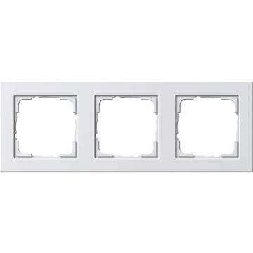 GIRA E2 Afdekplaat 3-voudig Wit