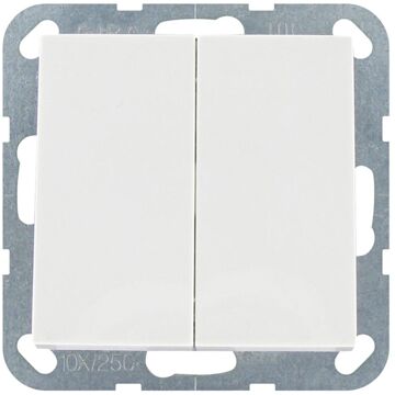 GIRA Serieschakelaar St55 Wit