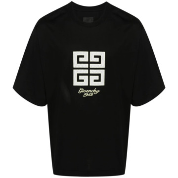 Givenchy Casual Katoenen T-shirt Givenchy , Black , Heren - 2Xl,Xl,L,M,S