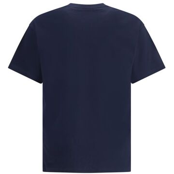 Givenchy Logo Grafisch T-shirt Navy