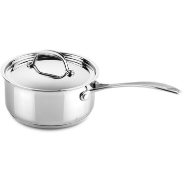 Glamour Stone Steelpan Ø 16 cm Zilver, Zwart