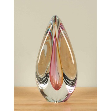 Glassculptuur Twister 22 cm
