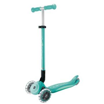 Globber LIGHTS PRIMO FOLDABLE PLUS donker mint-mint, met oplichtende rollers Turquoise