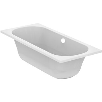Go Stelli inbouwbad duo 180x80x48cm 290L wit acryl met potenstel