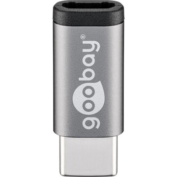 Goobay USB 2.0 Adapter [1x USB-C stekker - 1x Micro-USB 2.0 B bus]