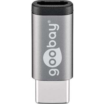 Goobay USB 2.0 Adapter [1x USB-C stekker - 1x Micro-USB 2.0 B bus]