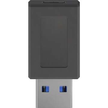 Goobay USB 3.0 Adapter [1x USB-C bus - 1x USB 3.0 stekker A] USB 3.0 SuperSpeed Adapter auf USB-C™, schwarz