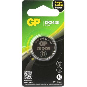 GP batterijen Lithium Knoopcel CR2430 (1 stuk)