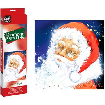 Grafix Craft ID Diamond Painting Xmas kerstman multi