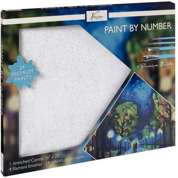 Grafix Paint By Number 40x50cm - Midnight Walk