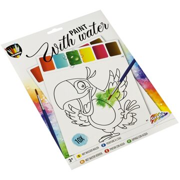 Grafix Verven met water 10 vel verschillende