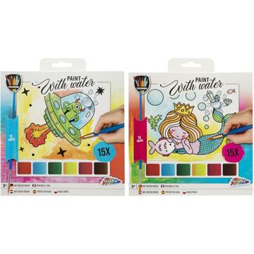 Grafix Verven met water 20x20cm 15 vel
