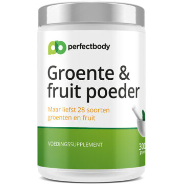 Groente- En Fruitpoeder - 300 Gram - PerfectBody.nl