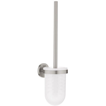 GROHE Essentials Toiletborstelset (wandmodel) - Supersteel (rvs)