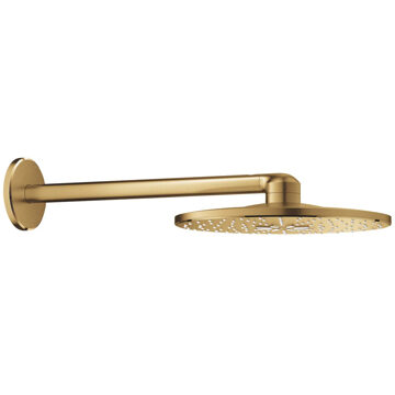 GROHE Rainshower hoofddouche+arm rond cool sunrise geborsteld