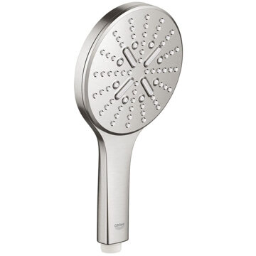 GROHE Rainshower SmartActive 130 Handdouche - 13 cm - 3 straalsoorten - supersteel - 26574DC0