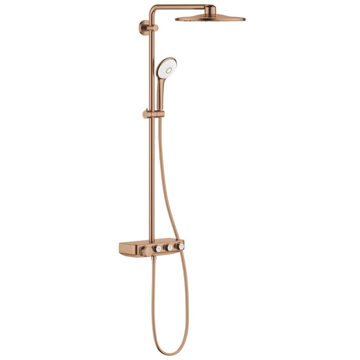 GROHE Regendoucheset Euphoria SmartControl System 31 cm met Glijstang en Handdouche Warm Sunset Geborsteld