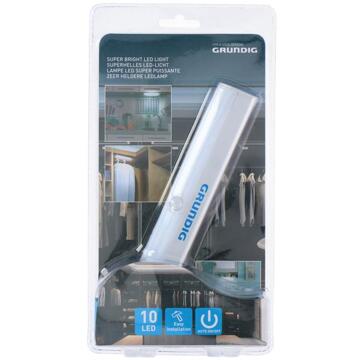 Grundig LED balk - 10 Lichtpunten - Makkelijke Montage - Extra Fel - Wit