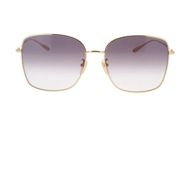 Gucci Dromerige Oversized Vierkante Zonnebril met Aardbei Bedels Gucci , Yellow , Dames - 60 MM