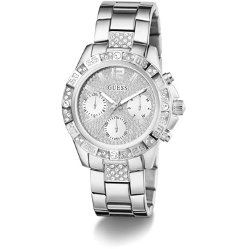 Guess Multifunctioneel Horloge Kristal Zilver - T/U