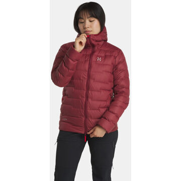 Haglöfs ROC Flash Down Hood Jas Dames Rood - L
