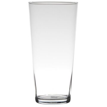 Hakbijl glass Vaas Essentials Conical glas Ø16xh29cm transparant