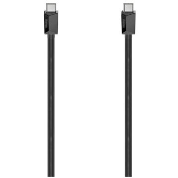 Hama USB-C-kabel Full-Featured, eMarker, USB 3.2 Gen2, 10 Gbit/s, 1,00 m Kabel Zwart