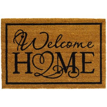 HAMAT Deurmat Natural welcome home 40x60cm