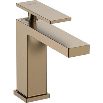hansgrohe Tecturis E ééngreeps wastafelkraan 110 CoolStart zonder waste, Brushed Bronze