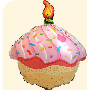 happy birthday cupcake jumbo