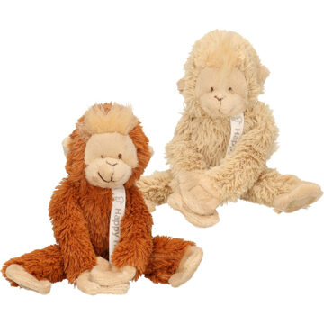 Happy Horse aapje knuffel - 23 cm - pluche dier - apen knuffels