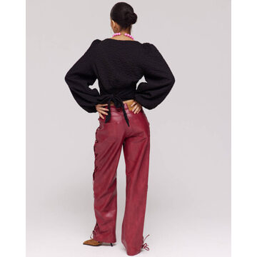 Harper & Yve Blouse lange mouw dw25p619 sisi Zwart