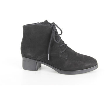 Hartjes 172.1903/20-01.00 dames veterboots gekleed Zwart - 37