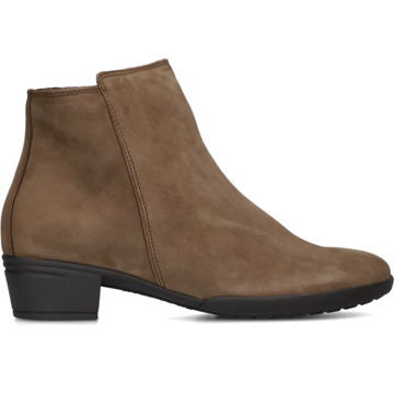 Hartjes Nubuck Enkellaarsjes met Rits Hartjes , Brown , Dames - 41 1/2 Eu,39 Eu,42 1/2 Eu,37 Eu,41 Eu,36 1/2 Eu,40 EU