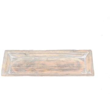 HBX natural living Decotray grey wash 39x16x3cm grijs