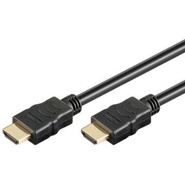 HDMI kabel - 1.4 - High Speed - Geschikt voor 4K Ultra HD 2160p en 3D-weergave - Beschikt over Ethernet - 2 meter Zwart