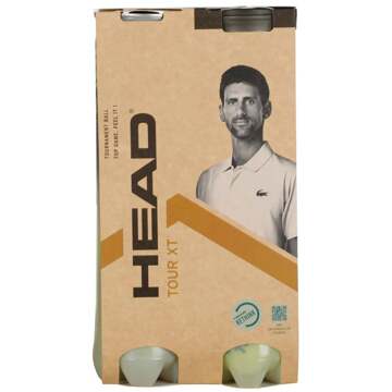 Head 2x4B Tour XT Tennisballen 1 Geel