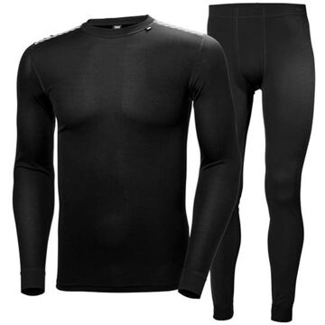 Helly Hansen Comfort Dry baselayer set  Sportshirt performance - Maat L  - Mannen - zwart