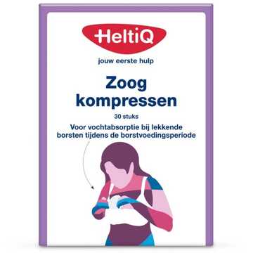 Heltiq Zoogcompressen - Fluweelzacht - 30 stuks