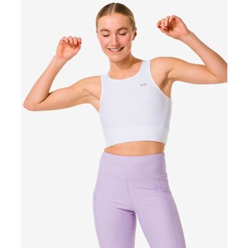 Hema Dames Sporttop Medium Support Wit (wit) - L