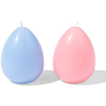 Hema Eivormige kaarsen 6x12.2x8cm - 2 stuks