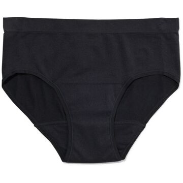 Hema Menstruatiehipster naadloos lichte absorptie zwart (zwart) - XL