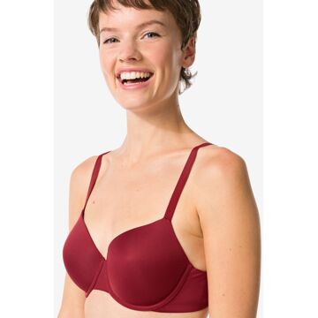 Hema Voorgevormde bh met beugel donkerrood (donkerrood) - 75B