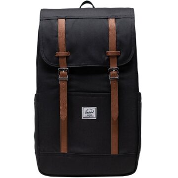 Herschel Zwarte Retreat Rugzak Herschel , Black , Unisex - ONE Size