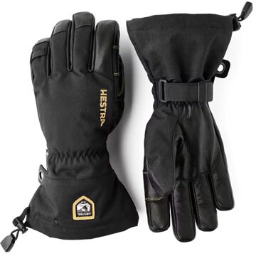 Hestra army leather gore tex 5 finger handschoen ski heren - Zwart - 10